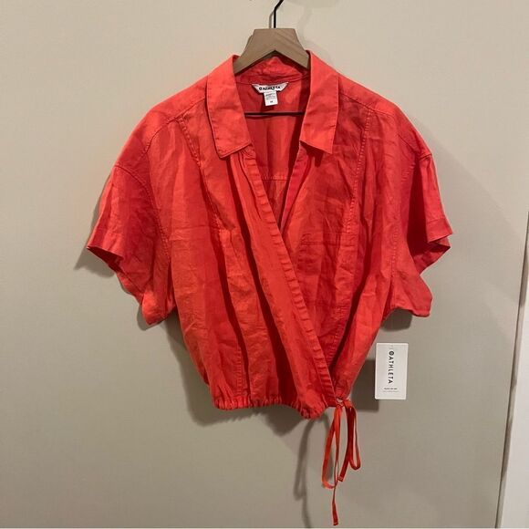 Athleta Playa Linen Tie Top - Picture 5 of 16